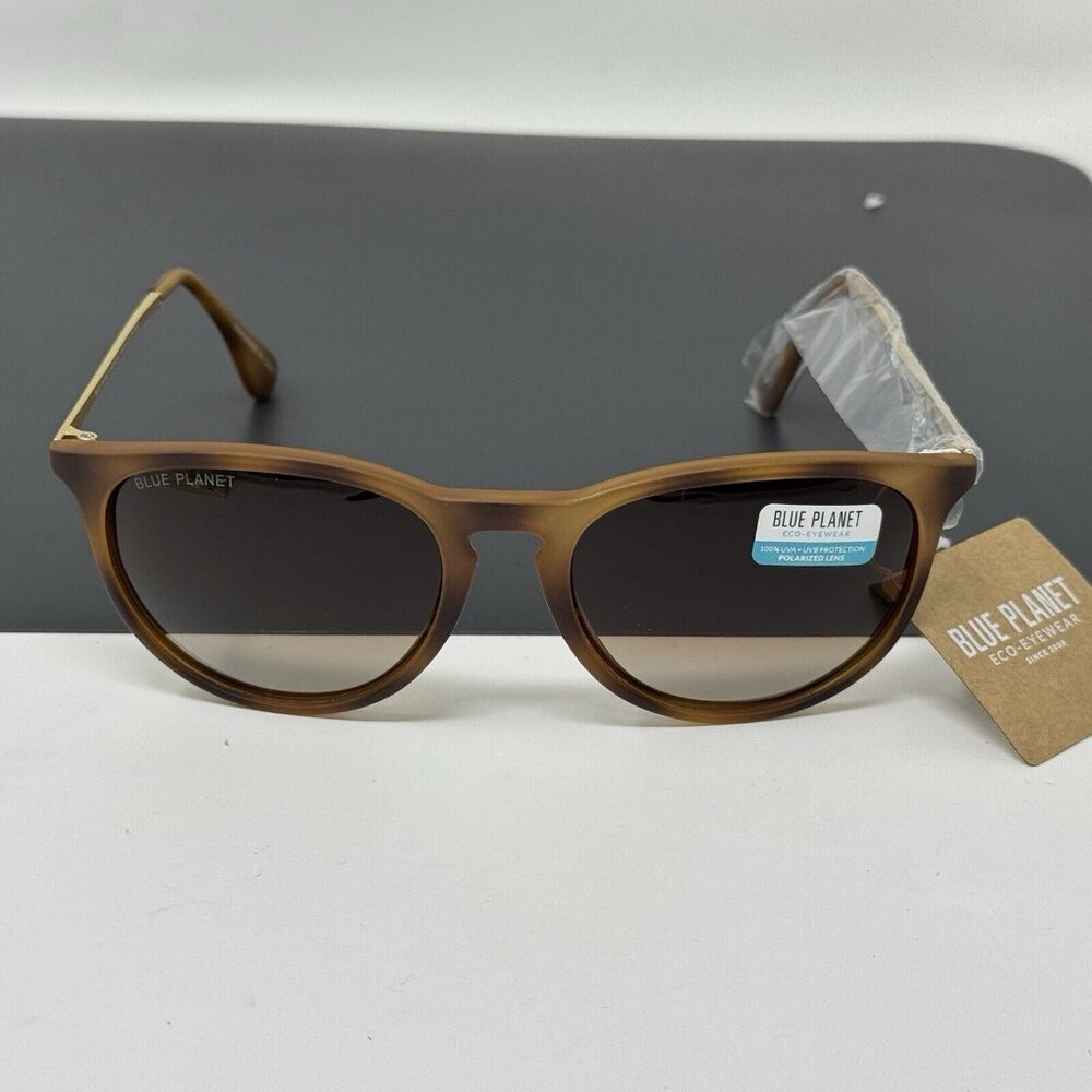 NWT Blue Planet Sunglasses KELSEA Matte Tortoise POLARIZED BRAND NEW